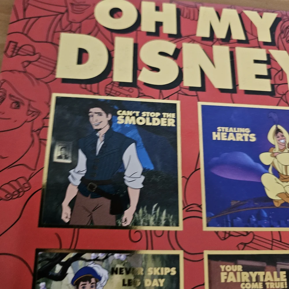 Oh My Disney DIY ANY YEAR Calendar Princes NEW Rare